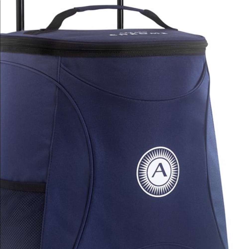 Azzaro Chrome  fragrance  Collection Cooler  Bag with Rolling wheels